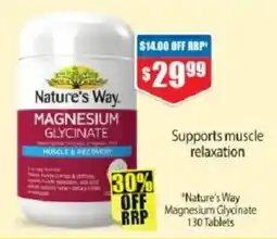 Chemist Warehouse Nature's Way Magnesium Glycinate offer