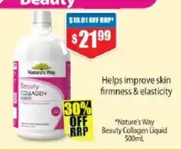 Chemist Warehouse Nature's Way Beauty Collagen Liquid offer