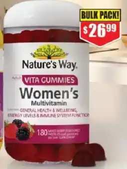 Chemist Warehouse Nature's Way Vita Gummies Women's Multivitamin offer