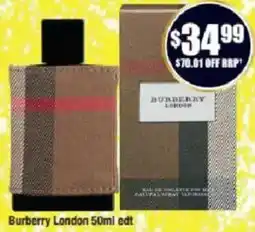 Chemist Warehouse Burberry London 50ml edt offer