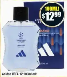 Chemist Warehouse Adidas UEFA 12 100ml edt offer