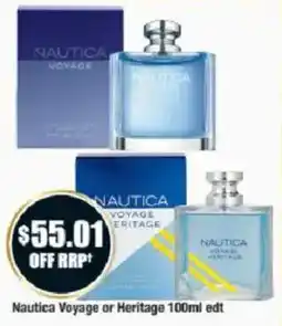 Chemist Warehouse Nautica Voyage or Heritage 100ml edt offer
