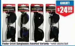 Chemist Warehouse Foster Grant Sunglasses Assorted Variants offer
