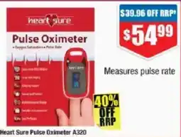 Chemist Warehouse Heart Sure Pulse Oximeter A320 offer
