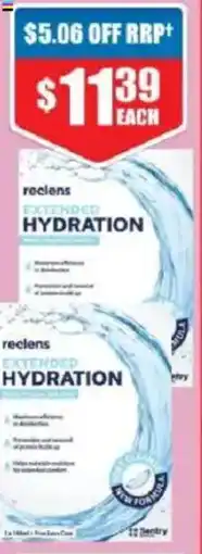 Chemist Warehouse reclens Extended Hydration offer