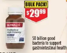Chemist Warehouse NutraLife ProBiotic High Potency offer
