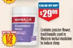 Chemist Warehouse NutraLife Magnesium Sleep offer