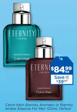 Good Price Pharmacy Calvin Klein Eternity Aromatic or Eternity Amber Essence For Men offer