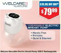 Chemist Warehouse Welcare Wearable Electric Breast Pump offer