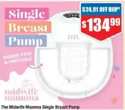 Chemist Warehouse The Midwife Mumma Single Breast Pump offer