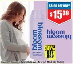 Chemist Warehouse Bloom & Blossom Smooth Moves Stretch Mark Oil offer