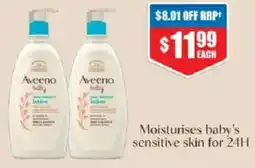 Chemist Warehouse Aveeno baby daily moisture lotion offer