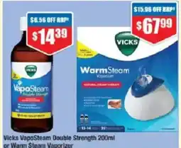 Chemist Warehouse Vicks VapoSteam Double Strength offer