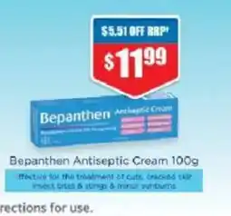 Chemist Warehouse Bepanthen Antiseptic Cream offer