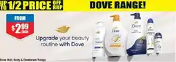 Chemist Warehouse Dove Hair, Body & Deodorant Range offer