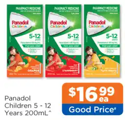 Good Price Pharmacy Panadol Children 5 - 12 Years offer
