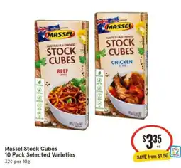 IGA Massel Stock Cubes 10 Pack Selected Varieties offer