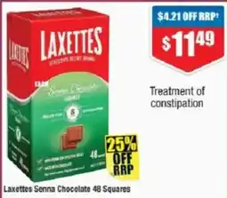 Chemist Warehouse Laxettes Senna Chocolate offer