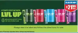 Chemist Warehouse LVL UP Everyday Hydration Sticks Assorted Variants offer