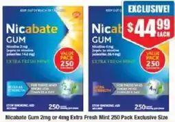 Chemist Warehouse Nicabate Gum offer