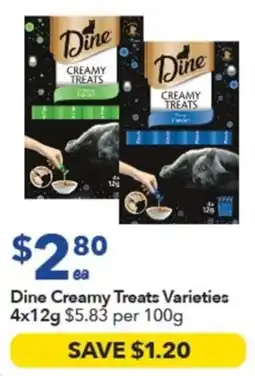 Ritchies Dine Creamy Treats Varieties offer