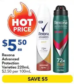 Ritchies Rexona Advanced Protection Varieties offer
