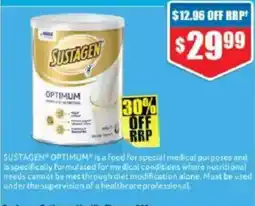 Chemist Warehouse Sustagen Optimum offer