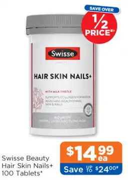 Good Price Pharmacy Swisse Beauty Hair Skin Nails+ offer
