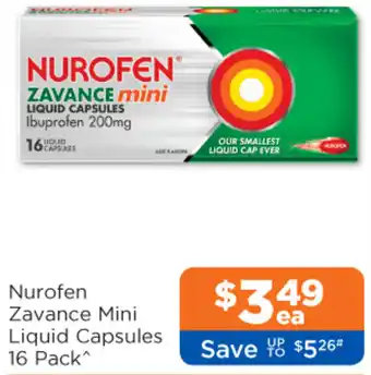 Nurofen Zavance Mini Liquid Capsules