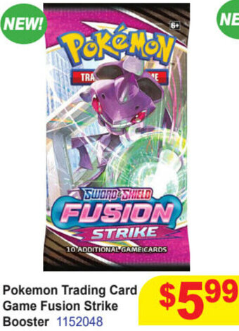Mr Toys Pokemon Trading Card Game Fusion Strike Booster offer