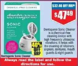 Chemist Warehouse Dentagenie Sonic Cleaner offer