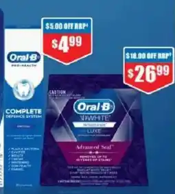 Chemist Warehouse Oral-B 3D White Whitening Luxe offer
