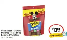 IGA Schmackos Strapz Dog Treats offer