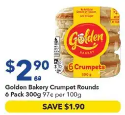 Ritchies Golden Bakery Crumpet Rounds offer