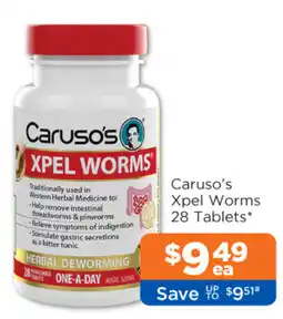 Good Price Pharmacy Caruso's Xpel Worms offer