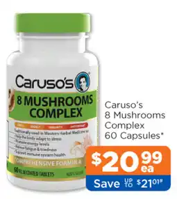 Good Price Pharmacy Caruso's 8 Mushrooms Complex offer
