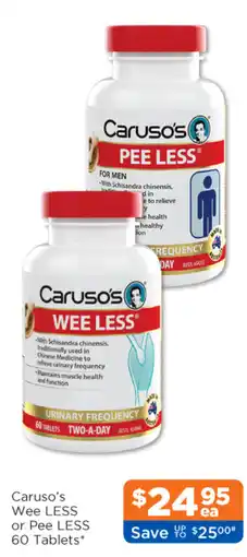 Good Price Pharmacy Caruso's Wee LESS offer