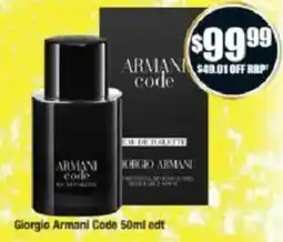 Chemist Warehouse Giorgio Armani Code offer
