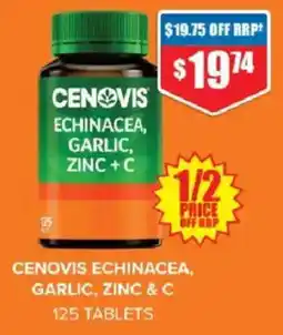 Chemist Warehouse Cenovis Echinacea, Garlic, Zinc & C offer