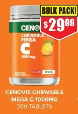Chemist Warehouse Cenovis Chewable Mega C 1000mg offer