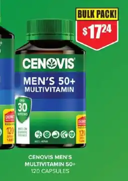 Chemist Warehouse Cenovis Men's Multivitamin 50+ offer
