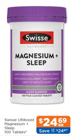 Good Price Pharmacy Swisse Ultiboost Magnesium + Sleep offer