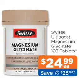 Good Price Pharmacy Swisse Ultiboost Magnesium Glycinate offer