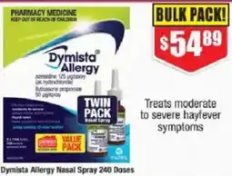 Chemist Warehouse Dymista Allergy Nasal Spray offer