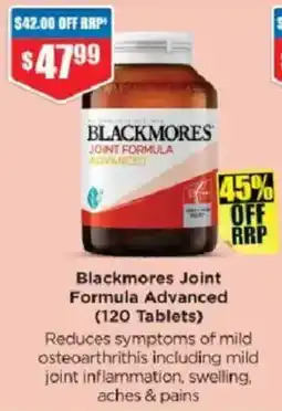 Chemist Warehouse Blackmores Joint Formula Advanced offer
