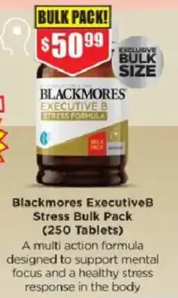 Chemist Warehouse Blackmores ExecutiveB Stress Formula offer