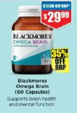 Chemist Warehouse Blackmores Omega Brain offer