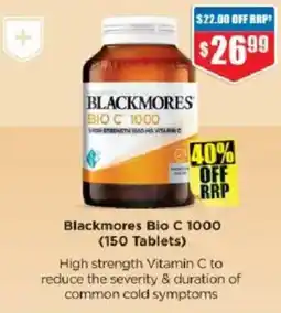 Chemist Warehouse Blackmores Bio C 1000 offer