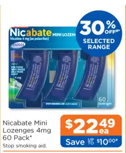 Good Price Pharmacy Nicabate Mini Lozenges 4mg offer