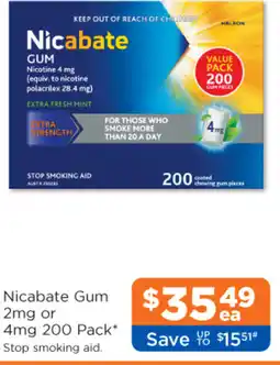 Good Price Pharmacy Nicabate Gum offer